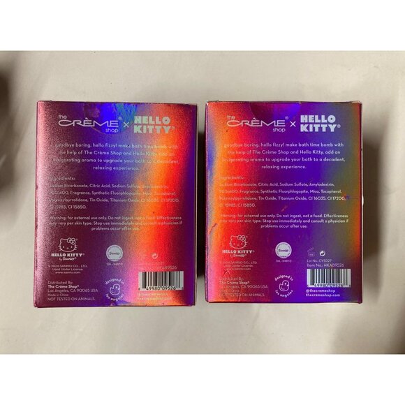 The Creme Shop x Hello Kitty Bath Makeup Brushes Set -Lot Brand New & Sealed - Picture 5 of 8